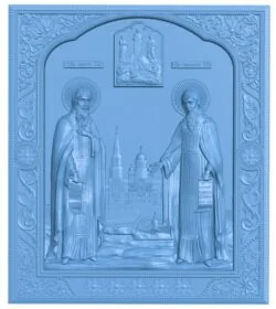 Icon of St. Sergius and St. German