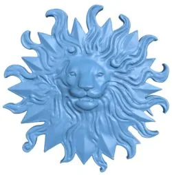 Lion head pattern