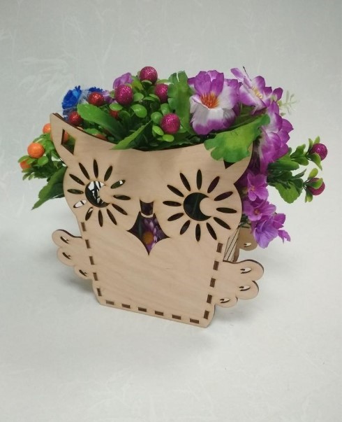 Owl Shape Flower Box