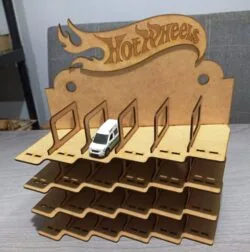 Toy car shelf