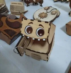 Wooden Monster Box