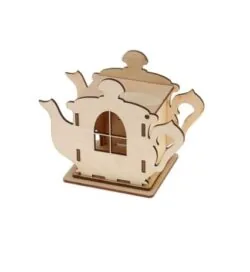 Wooden Teapot Shaped