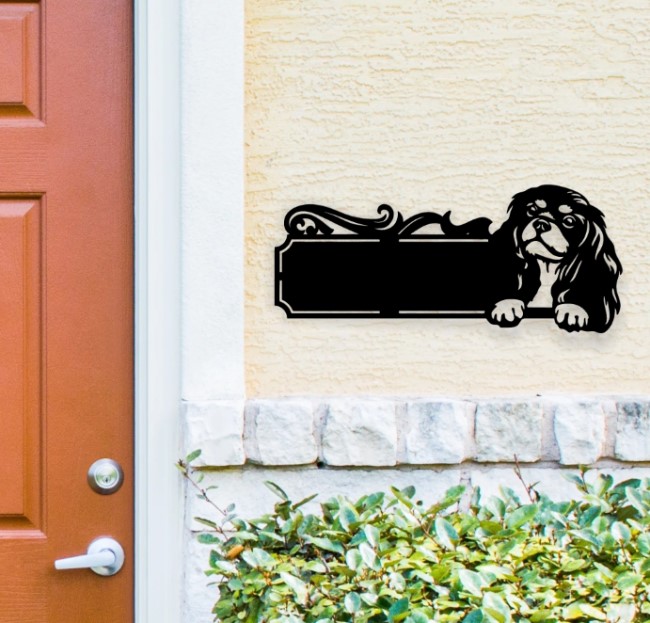 Dog address plate