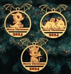 Dragon Christmas tree decoration