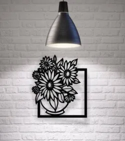 Flowers wall decor