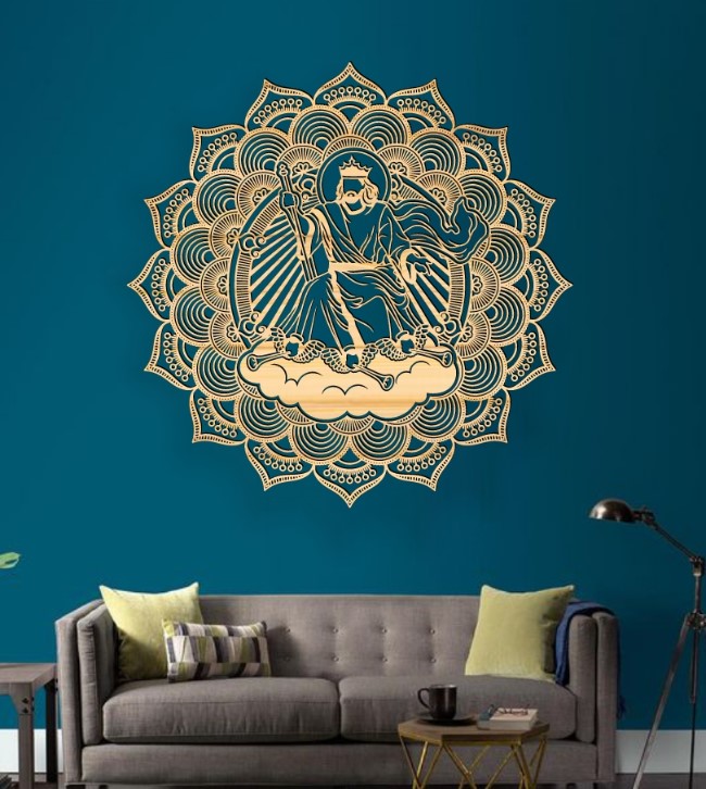 Jesus with mandala