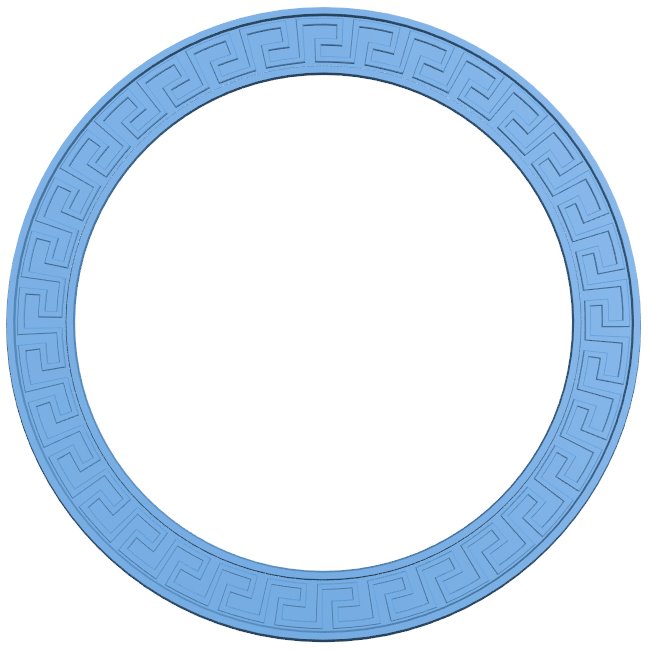 Mirror frame pattern