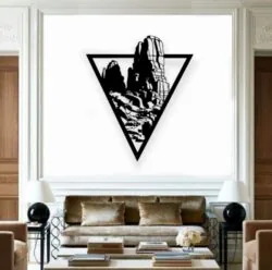 Mountain wall decor