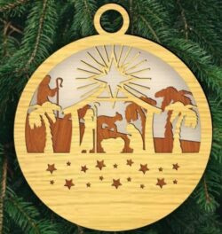 Nativity Christmas ornament