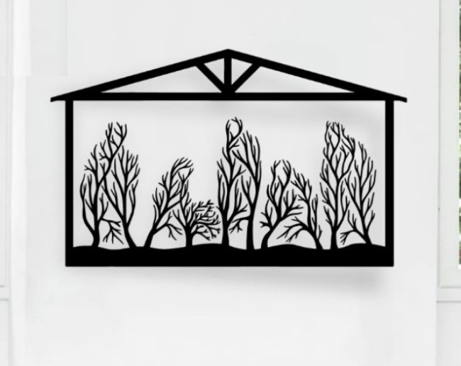 Nativity scene wall decor