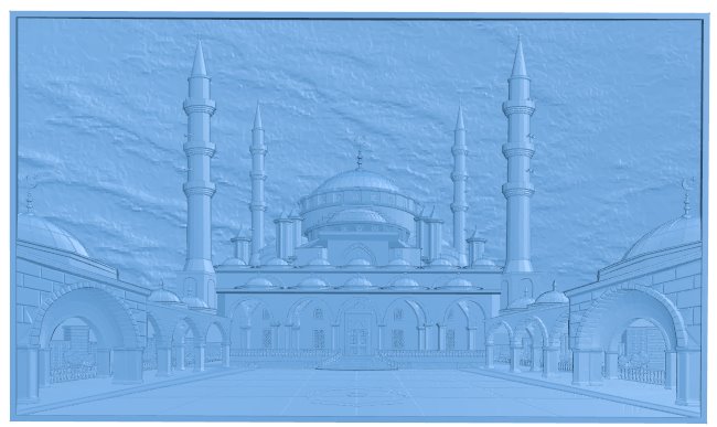 Painting of mosque