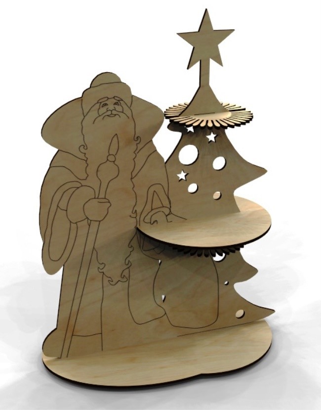 Santa Claus napkin holder