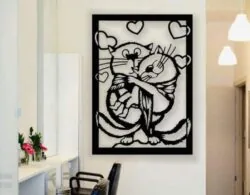 Cat wall decor