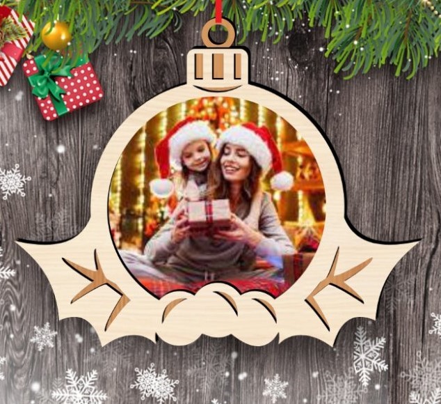 Christmas photo frame