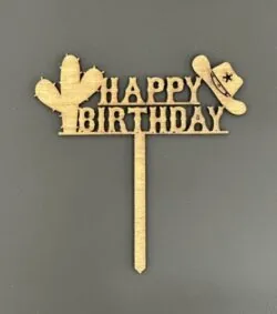 Happy Birthday Cake Topper