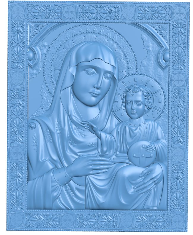 Icon of our lady of Jerusalem