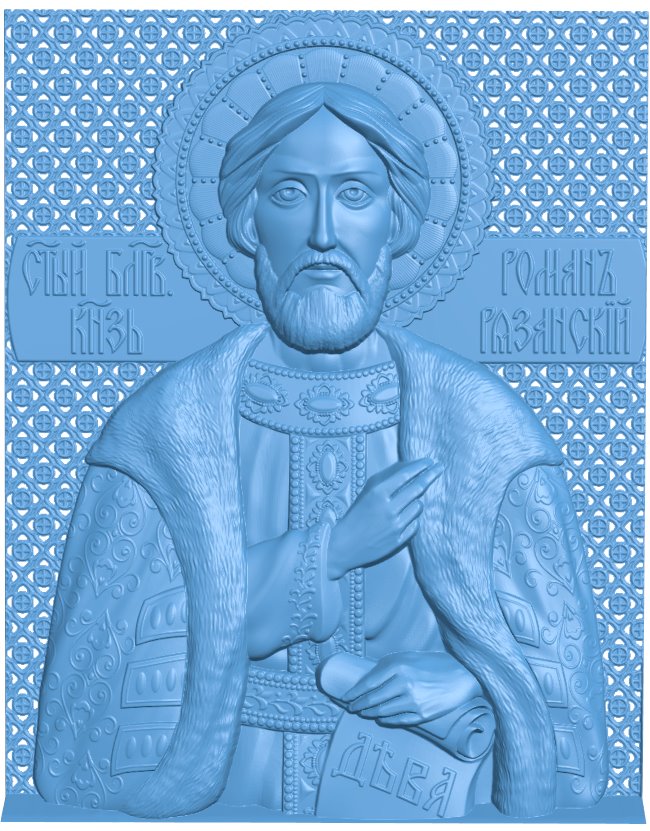 Icon of the Holy Prince Roman Ryazansky