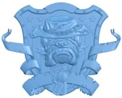 Marine man logo