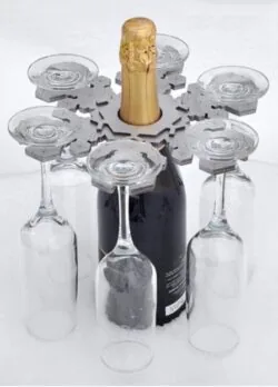 Snowflake Wine Butler