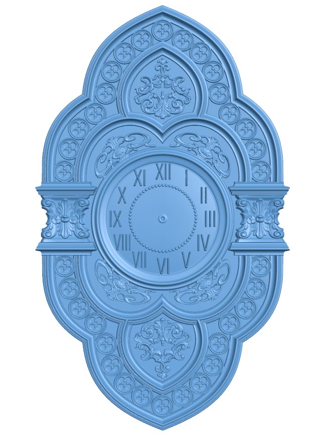 Wall clock pattern (4)