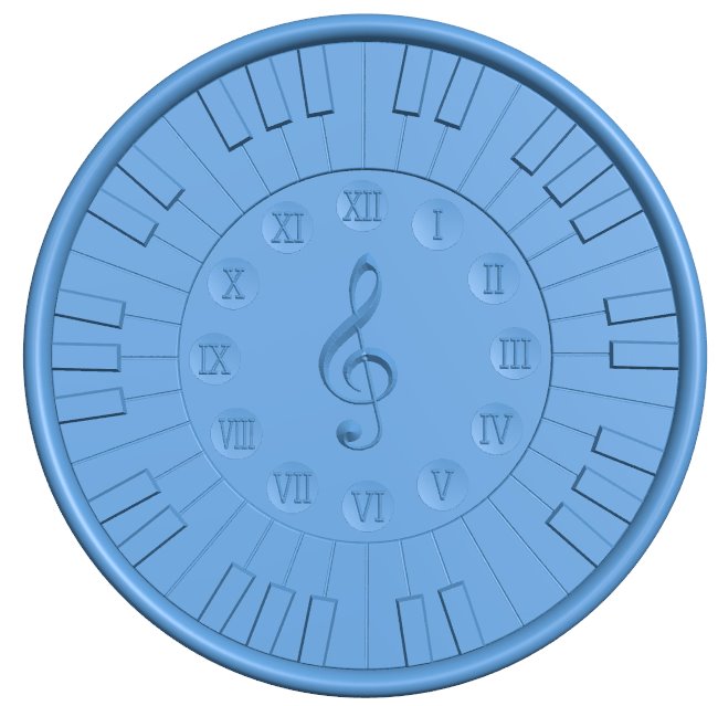 Wall clock pattern (5)