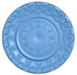 Wall clock pattern