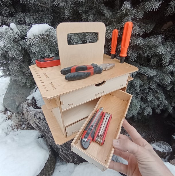 Wooden Tool Box