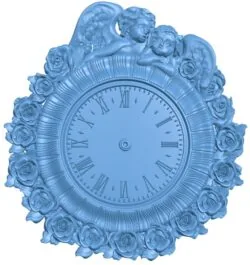 Angels wall clock