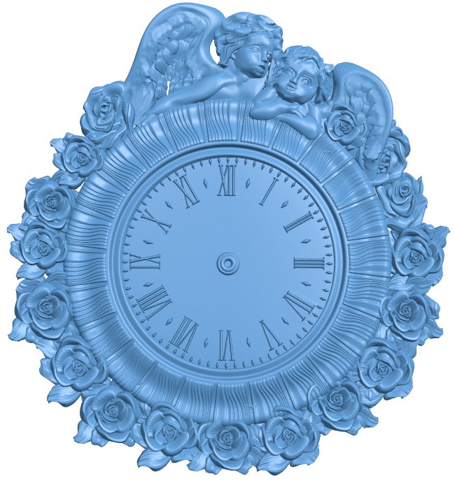 Angels wall clock (2)