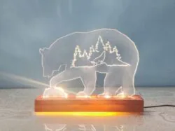 Bear Acrylic Desk Light