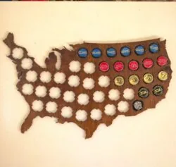 Beer Cap Map