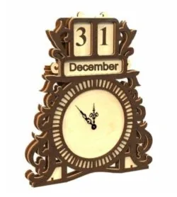 Calendar clock