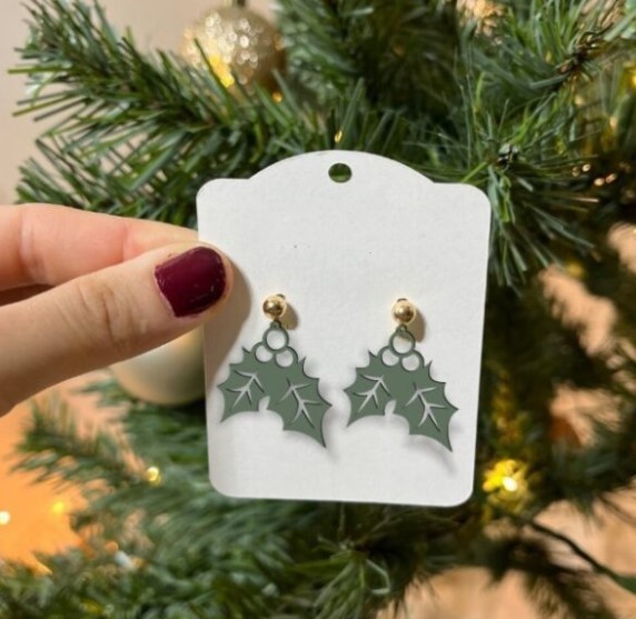 Christmas earrings