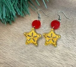 Christmas earrings