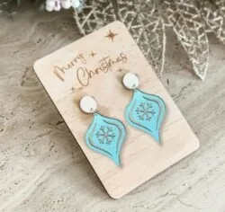 Christmas earrings