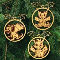 Dragon Christmas tree decoration