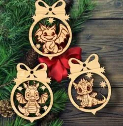 Dragon Christmas tree decoration