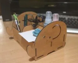 Elephant Shape Desk Organizer