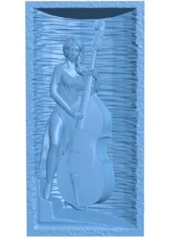 Girl with double bass