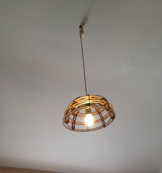 Hanging Bowl Lamp