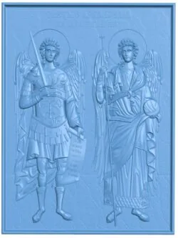 Icon of the Holy Archangels Michael and Gabriel