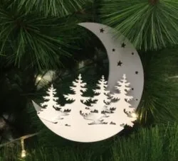 Moon Christmas Decoration