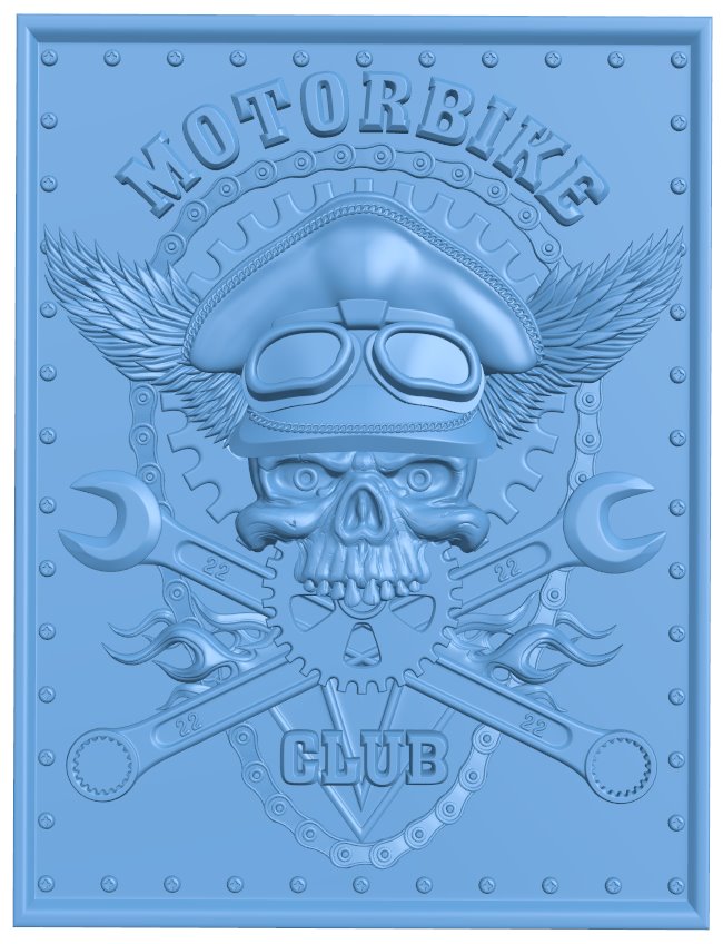 Motorbike club logo