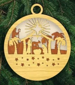 Nativity Christmas ornament