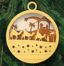 Nativity Christmas ornament