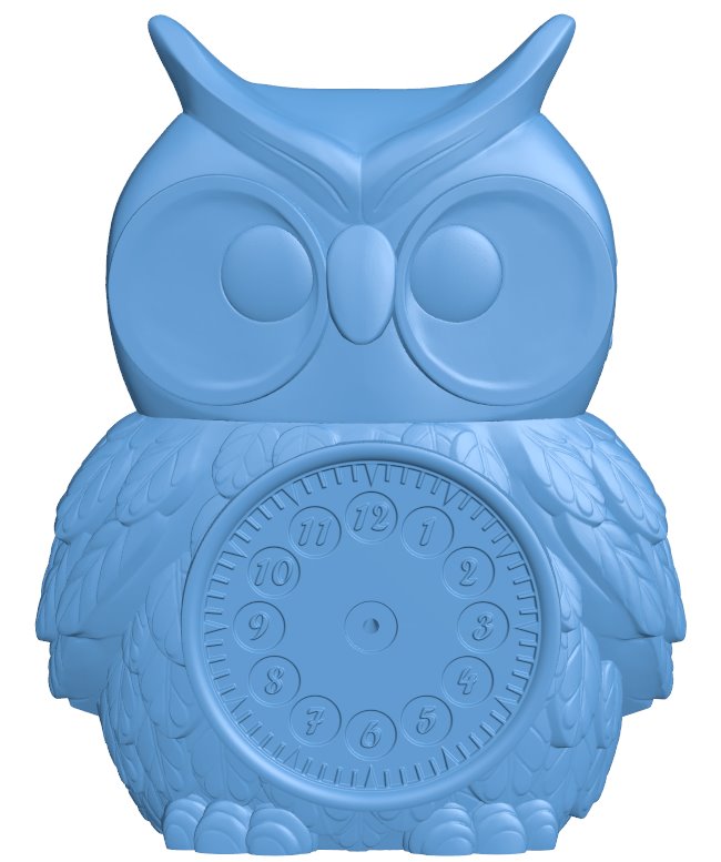 Owl wall clock