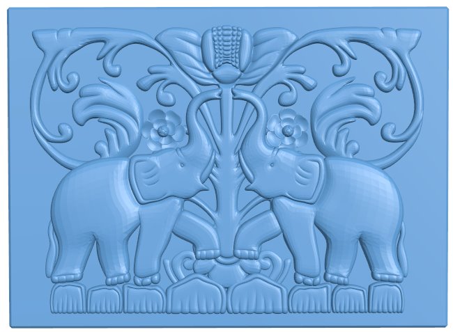 Pattern decor design elephant