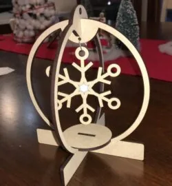 Snowflake Ornament Standing