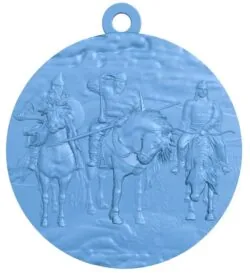 Three heroes medal