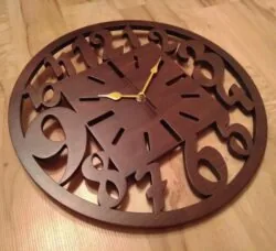 Unique Wooden Wall Clock